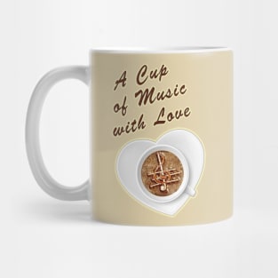 It's the time to drink a cup of music with LOVE Mug